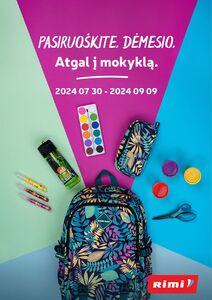 Reklaminis laikraštis Rimi, galioja nuo 30.07.2024 iki 09.09.2024.