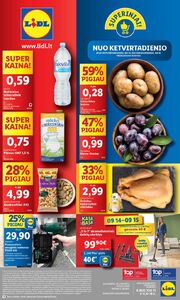 Reklaminis laikraštis Lidl, galioja nuo 12.09.2024 iki 15.09.2024.