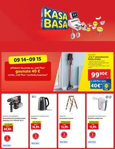 Reklaminis laikraštis Lidl, galioja nuo 14.09.2024 iki 15.09.2024.