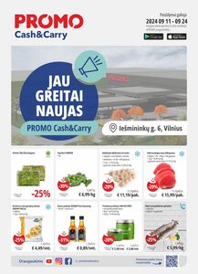 Reklaminis laikraštis Promo CashCarry, galioja nuo 11.09.2024 iki 24.09.2024.