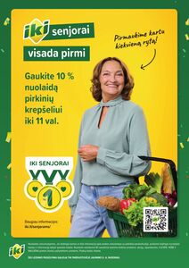 Reklaminis laikraštis Iki, galioja nuo 26.09.2024 iki 29.09.2024.