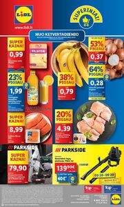 Reklaminis laikraštis Lidl, galioja nuo 26.09.2024 iki 29.09.2024.