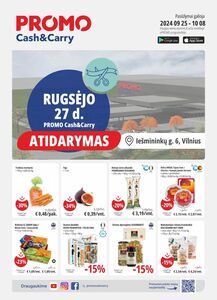 Reklaminis laikraštis Promo CashCarry, galioja nuo 25.09.2024 iki 08.10.2024.