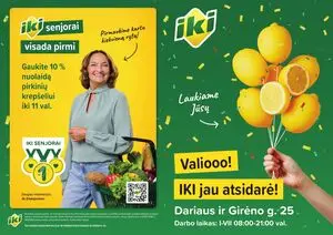 Reklaminis laikraštis Iki, galioja nuo 2024-10-23 iki 2024-10-27.