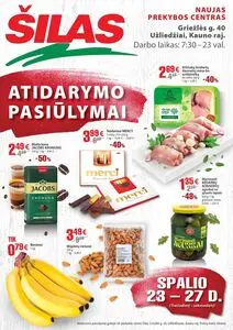 Reklaminis laikraštis Šilas, galioja nuo 2024-10-23 iki 2024-10-27.