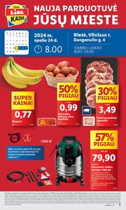 Reklaminis laikraštis Lidl, galioja nuo 2024-10-24 iki 2024-10-27.