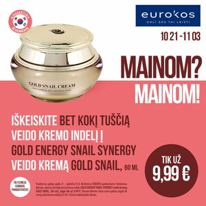 Reklaminis laikraštis Eurokos, galioja nuo 2024-10-21 iki 2024-11-03.