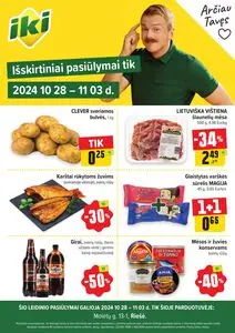 Reklaminis laikraštis Iki, galioja nuo 2024-10-28 iki 2024-11-03.