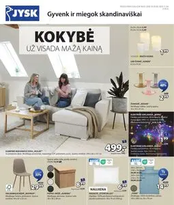 Reklaminis laikraštis JYSK, galioja nuo 2024-10-29 iki 2024-11-04.