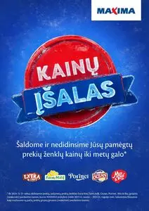 Reklaminis laikraštis Maxima, galioja nuo 2024-10-29 iki 2024-11-04.