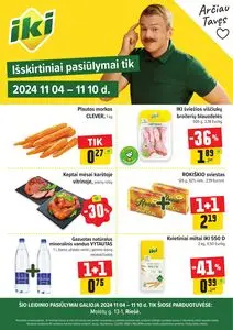 Reklaminis laikraštis Iki, galioja nuo 2024-11-04 iki 2024-11-10.