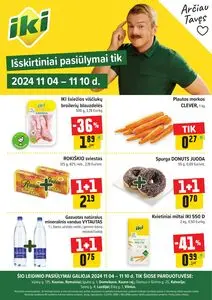 Reklaminis laikraštis Iki, galioja nuo 2024-11-04 iki 2024-11-10.