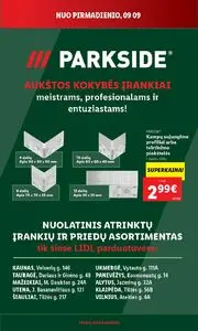 Reklaminis laikraštis Lidl, galioja nuo 2024-09-09 iki .