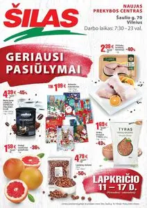 Reklaminis laikraštis Šilas, galioja nuo 2024-11-11 iki 2024-11-17.