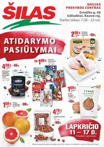 Reklaminis laikraštis Šilas, galioja nuo 2024-11-11 iki 2024-11-17.