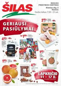 Reklaminis laikraštis Šilas, galioja nuo 2024-11-11 iki 2024-11-17.