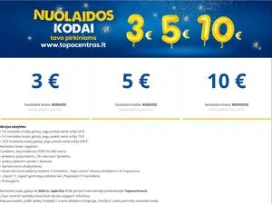 Reklaminis laikraštis Topo centras, galioja nuo 2024-11-11 iki 2024-11-17.