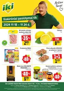 Reklaminis laikraštis Iki, galioja nuo 2024-11-18 iki 2024-11-24.