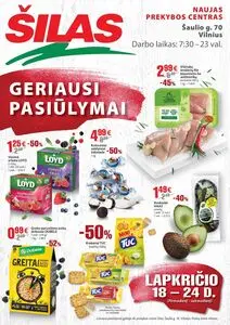 Reklaminis laikraštis Šilas, galioja nuo 2024-11-18 iki 2024-11-24.