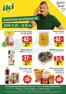 Reklaminis laikraštis Iki, galioja nuo 2024-11-25 iki 2024-12-01.