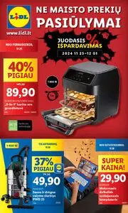 Reklaminis laikraštis Lidl, galioja nuo 2024-11-25 iki 2024-12-01.