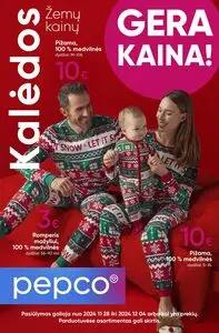 Reklaminis laikraštis PEPCO, galioja nuo 2024-11-28 iki 2024-12-04.