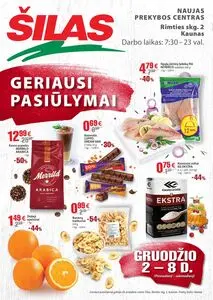 Reklaminis laikraštis Šilas, galioja nuo 2024-12-02 iki 2024-12-08.