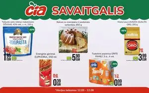 Reklaminis laikraštis Čia, galioja nuo 2024-12-05 iki 2024-12-08.