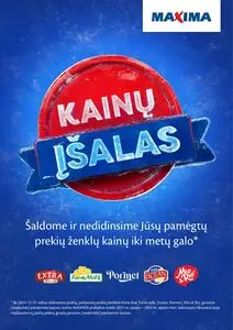 Reklaminis laikraštis Maxima, galioja nuo 2024-12-03 iki 2024-12-09.