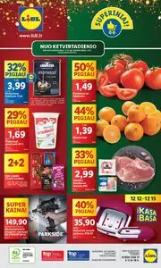 Reklaminis laikraštis Lidl, galioja nuo 2024-12-12 iki 2024-12-15.