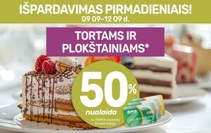 Reklaminis laikraštis Norfa, galioja nuo 2024-09-09 iki 2024-12-09.