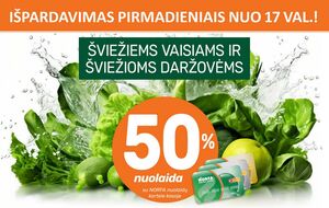 Reklaminis laikraštis Norfa, galioja nuo 2024-09-23 iki 2024-12-16.