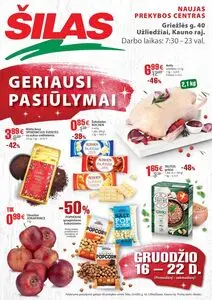 Reklaminis laikraštis Šilas, galioja nuo 2024-12-16 iki 2024-12-22.