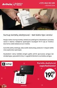 Reklaminis laikraštis Avitela | Elektromarkt, galioja nuo 2024-12-19 iki 2024-12-25.