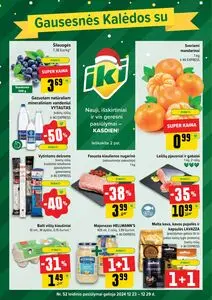 Reklaminis laikraštis Iki, galioja nuo 2024-12-23 iki 2024-12-29.