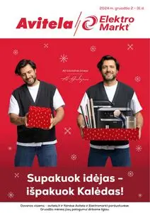 Reklaminis laikraštis Avitela | Elektromarkt, galioja nuo 2024-12-02 iki 2024-12-31.