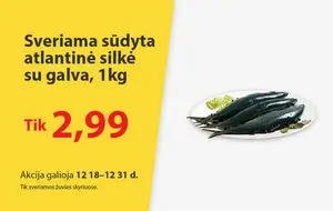 Reklaminis laikraštis Norfa, galioja nuo 2024-12-18 iki 2024-12-31.