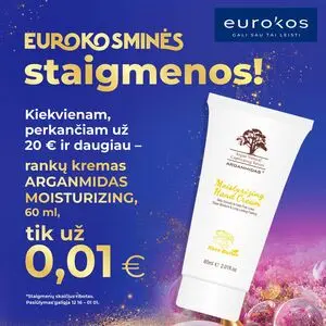 Reklaminis laikraštis Eurokos, galioja nuo 2024-12-16 iki 2025-01-01.