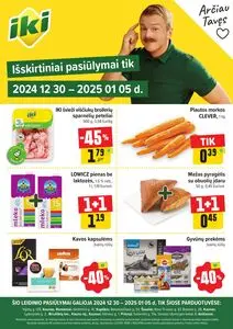 Reklaminis laikraštis Iki, galioja nuo 2024-12-30 iki 2025-01-05.