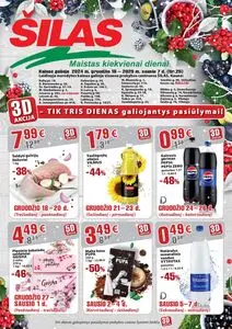 Reklaminis laikraštis Šilas, galioja nuo 2024-12-18 iki 2025-01-07.