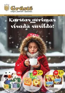 Reklaminis laikraštis Grūstė, galioja nuo 2025-01-02 iki 2025-01-10.