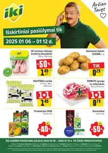 Reklaminis laikraštis Iki, galioja nuo 2025-01-06 iki 2025-01-12.