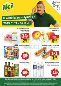 Reklaminis laikraštis Iki, galioja nuo 2025-01-13 iki 2025-01-19.