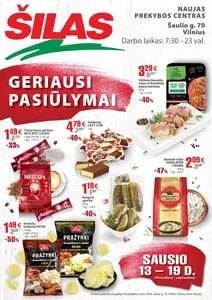 Reklaminis laikraštis Šilas, galioja nuo 2025-01-13 iki 2025-01-19.