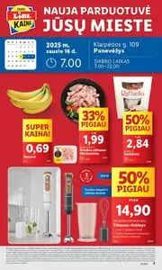 Reklaminis laikraštis Lidl, galioja nuo 2025-01-16 iki 2025-01-19.