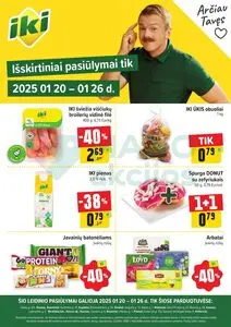 Reklaminis laikraštis Iki, galioja nuo 2025-01-20 iki 2025-01-26.