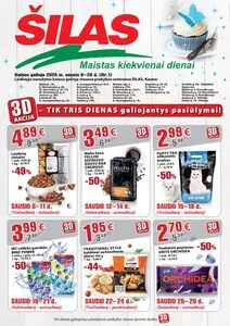 Reklaminis laikraštis Šilas, galioja nuo 2025-01-08 iki 2025-01-28.