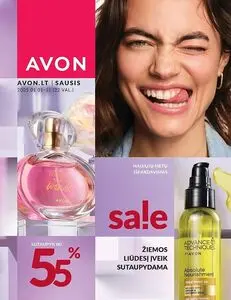 Reklaminis laikraštis Avon, galioja nuo 2025-01-01 iki 2025-01-31.