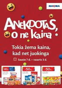 Reklaminis laikraštis Maxima, galioja nuo 2025-01-07 iki 2025-02-03.