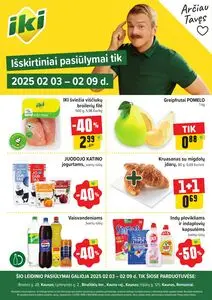 Reklaminis laikraštis Iki, galioja nuo 2025-02-03 iki 2025-02-09.